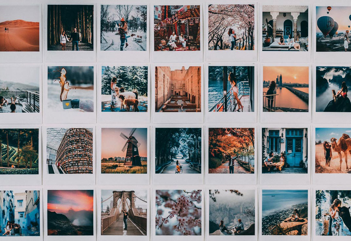 Many Polaroids